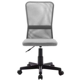 VidaXL Krzesło biurowe, szare, 44x52x100 cm, z siatką