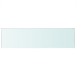 VidaXL Półka szklany, bezbarwny panel, 90x25 cm