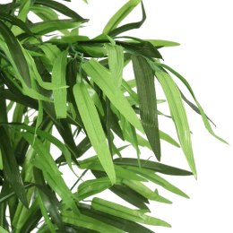 VidaXL Sztuczny bambus, 384 liście, 120 cm, zielony
