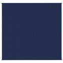 VidaXL Koc obciążeniowy, niebieski, 220x230 cm, 11 kg, tkanina