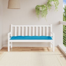 VidaXL Poduszka na ławkę ogrodową, niebieska, 150x50x7 cm, tkanina