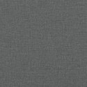 VidaXL Sofa 2-osobowa, ciemnoszara, 140 cm, tapicerowana tkaniną