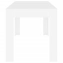 VidaXL Stół jadalniany, biały, 140x74,5x76 cm, materiał drewnopochodny