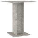 VidaXL Stolik bistro, szarość betonu, 60x60x75 cm, płyta wiórowa