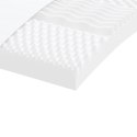 VidaXL Materac piankowy, biały 180x200 cm, 7-strefowy, twardość 20 ILD