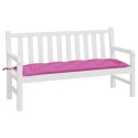 VidaXL Poduszka na ławkę ogrodową, różowa, 150x50x7 cm, tkanina