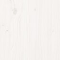 VidaXL Donica, biała, 110x110x27 cm, lite drewno sosnowe