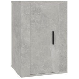 VidaXL Wisząca szafka telewizyjna, szarość betonu, 40x34,5x60 cm