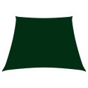 VidaXL Trapezowy żagiel ogrodowy, tkanina Oxford, 2/4x3 m, zielony