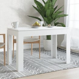 VidaXL Stół jadalniany, biały, 120x60x76 cm, materiał drewnopochodny
