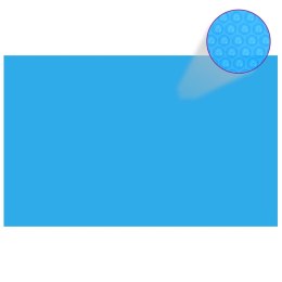 VidaXL Prostokątna pokrywa na basen, 800 x 500 cm, PE, niebieska