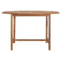 VidaXL Ogrodowy stół jadalniany, 110x110x75 cm, lite drewno tekowe