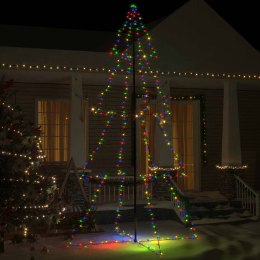 VidaXL Ozdoba świąteczna LED w kształcie choinki, 360 LED, 143x250 cm
