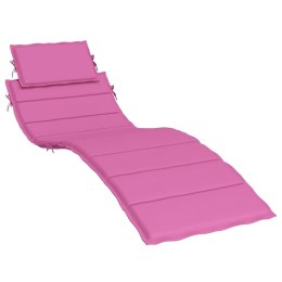 VidaXL Poduszka na leżak, różowa, tkanina Oxford