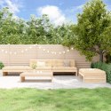 VidaXL 5-cz. zestaw wypoczynkowy do ogrodu, poduszki, drewno