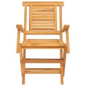 VidaXL Składane krzesła ogrodowe, 2 szt., 56x63x90 cm, drewno tekowe